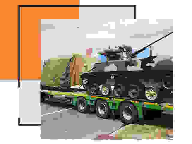 Перевозка военной техники в Качканаре